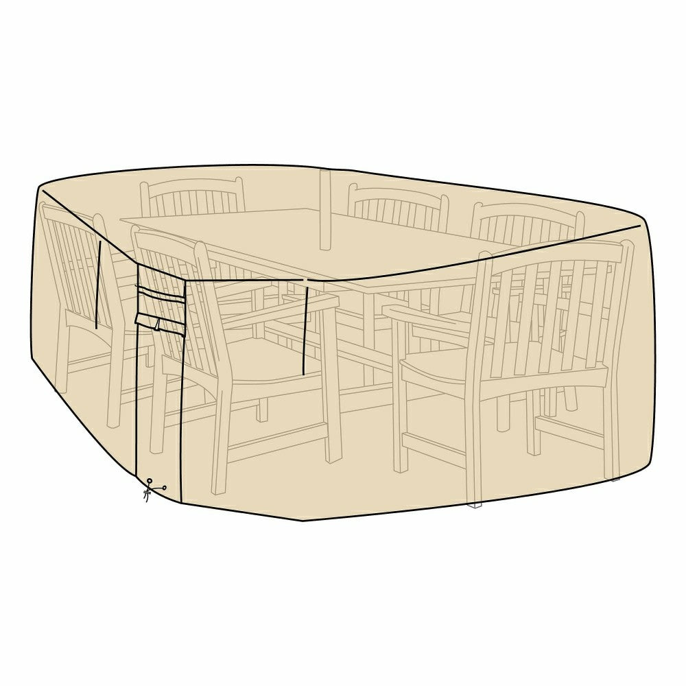 Deluxe Extra Large Rectangle Table & Chairs Cover | Plow & Hearth