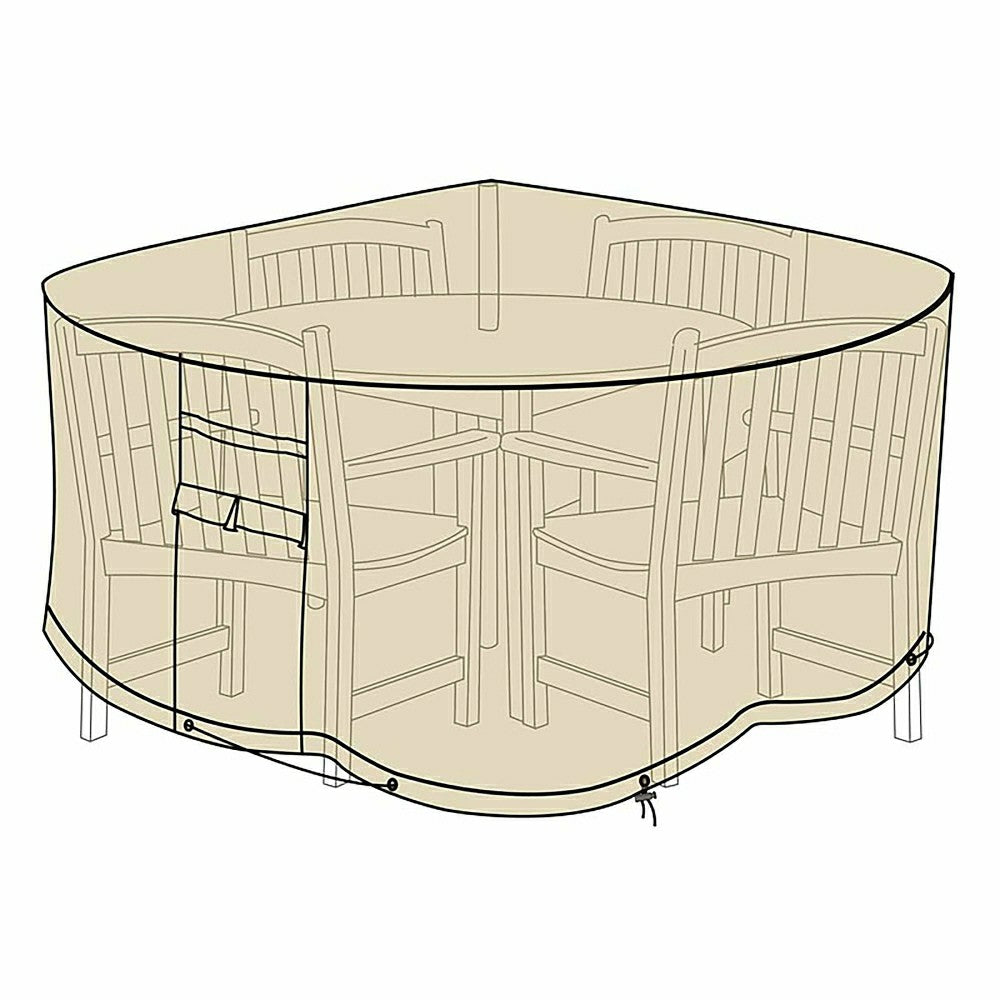 Deluxe Extra Large Round Table & Chairs Cover | Plow & Hearth