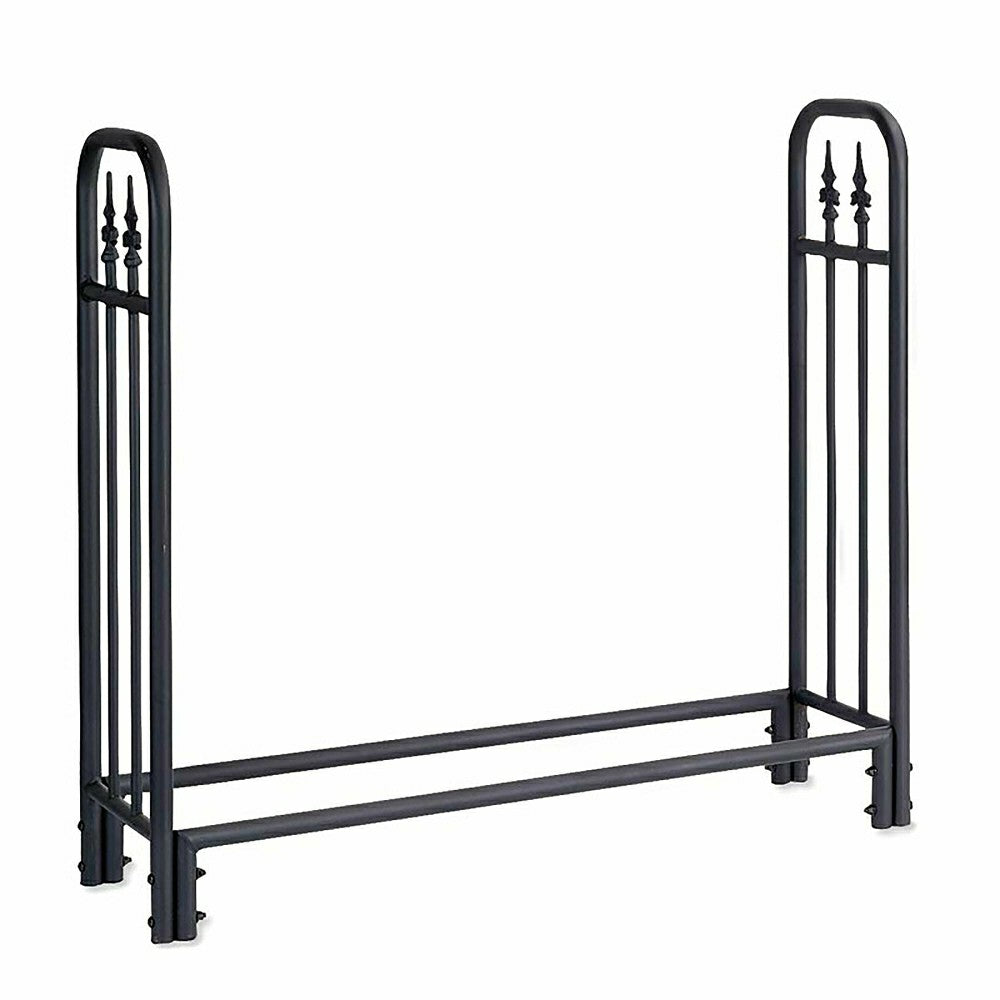 Medium Decorative Heavy-Duty Steel Wood Rack | Plow & Hearth