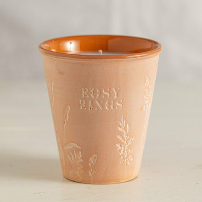 Tomato Vine Garden Pot Candle + Plantable Seed Paper Dust Covers | Plow & Hearth