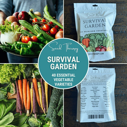 Survival Garden Combo – 40 Vegetable & 40 Medicinal Herb Varieties | Plow & Hearth