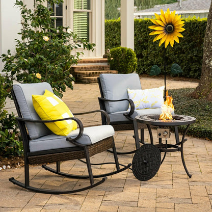 Yellow Sunflower Wind Spinner | Plow & Hearth