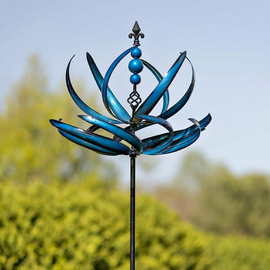 Blue Lotus Wind Spinner | Plow & Hearth