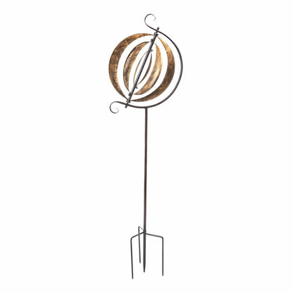 72" Galactic Hammered Metal Wind Spinner | Plow & Hearth