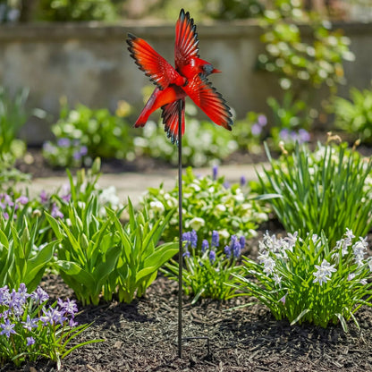 Metal Cardinal Spinner Stake | Plow & Hearth