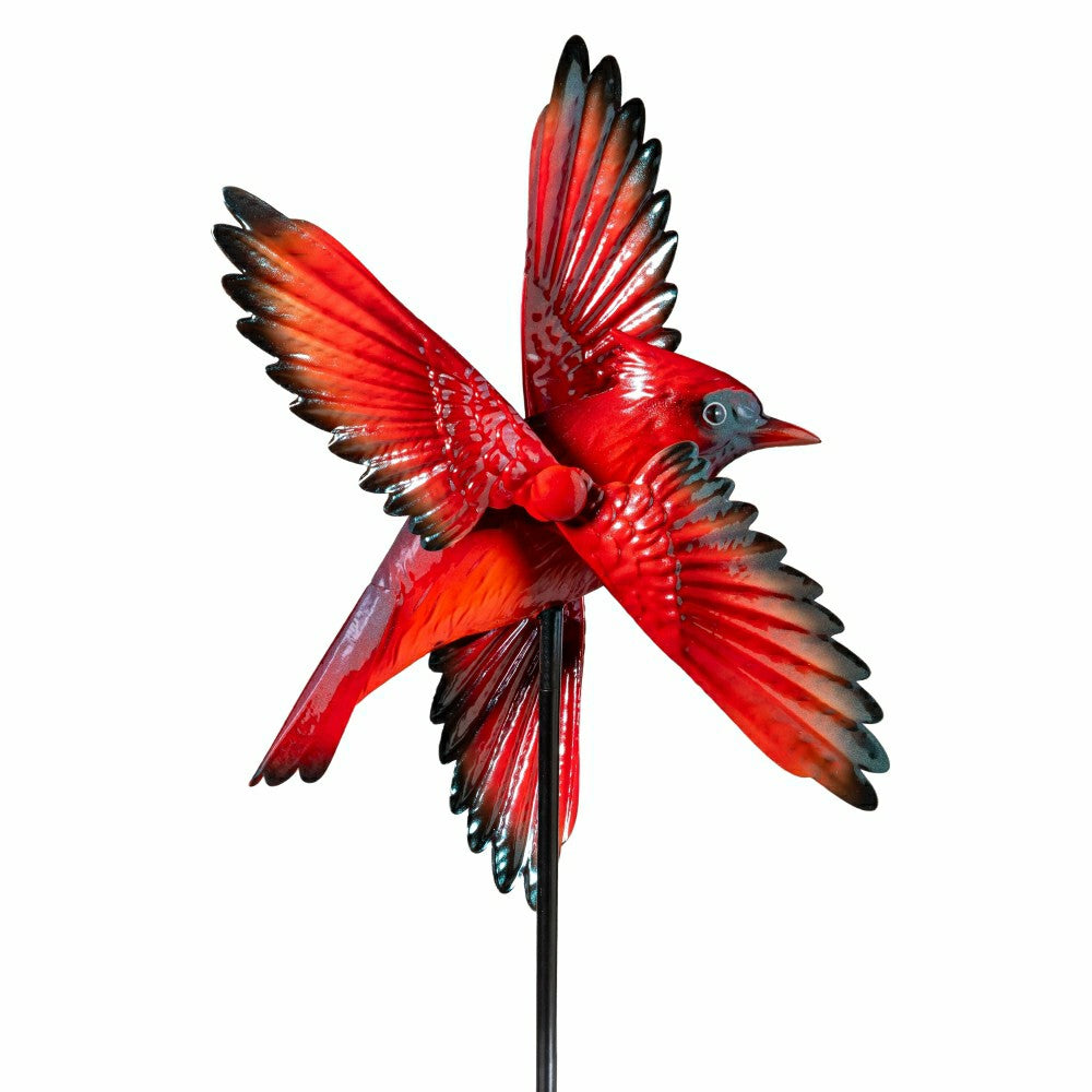 Metal Cardinal Spinner Stake | Plow & Hearth