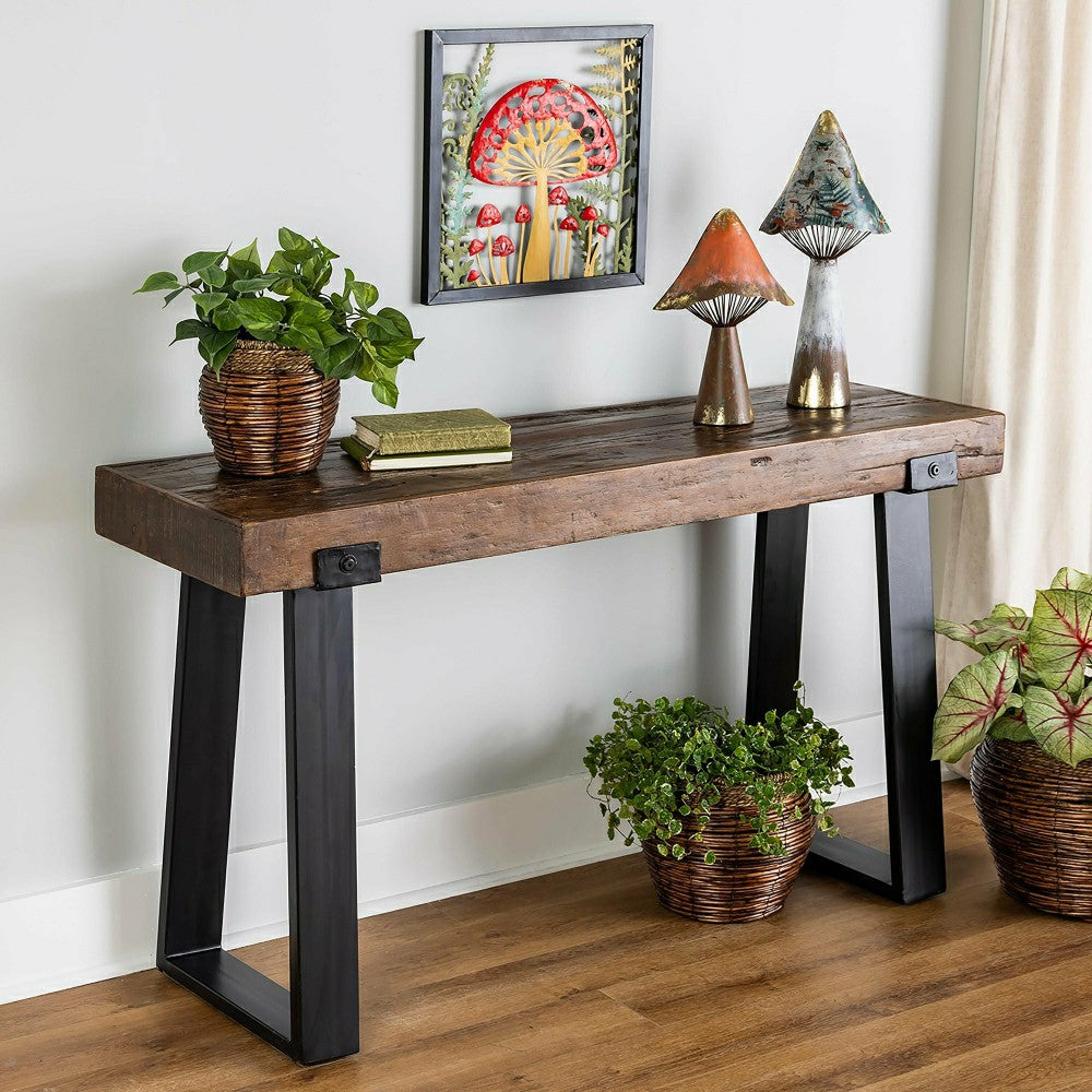 Printed Metal Mushroom Garden Statue | Plow & Hearth