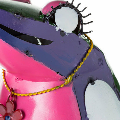 Recycled Metal Tea Frog Garden Art | Plow & Hearth