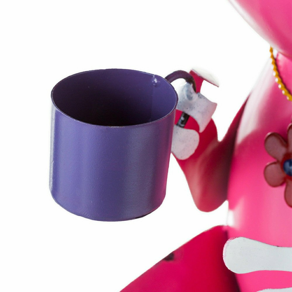 Recycled Metal Tea Frog Garden Art | Plow & Hearth