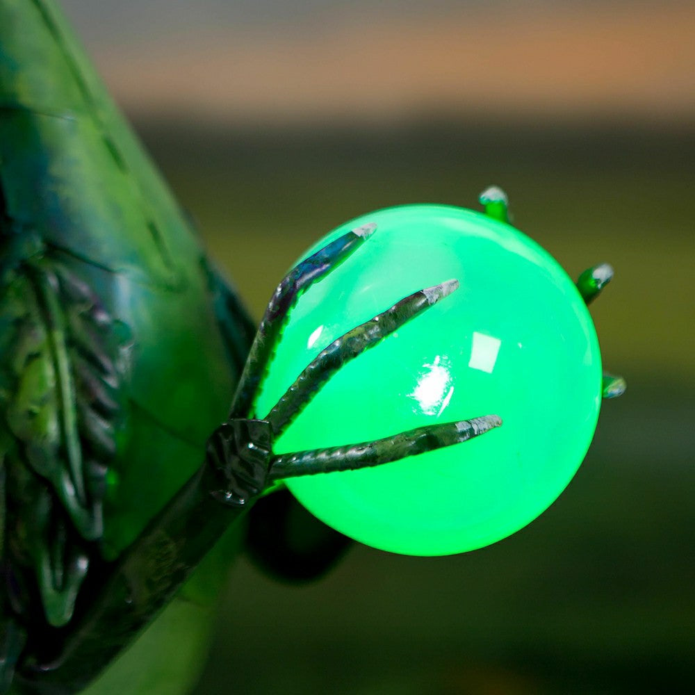 Green Dragon Statue with Solar Pearl | Plow & Hearth