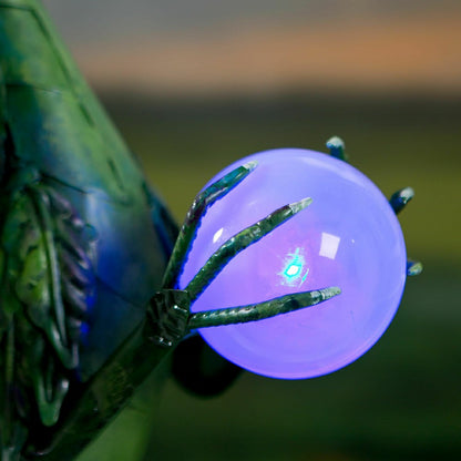Green Dragon Statue with Solar Pearl | Plow & Hearth