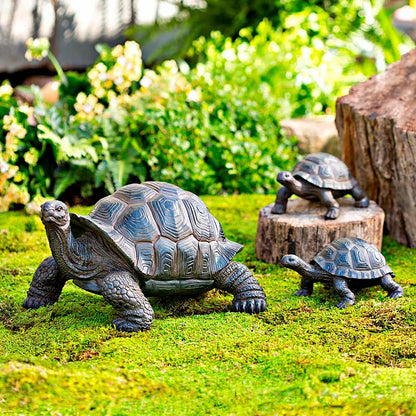 Tortoise Family Resin Garden Accents | Plow & Hearth