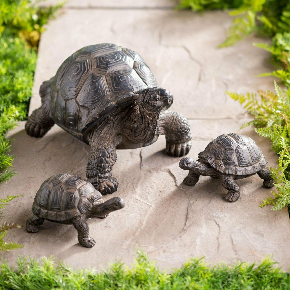 Tortoise Family Resin Garden Accents | Plow & Hearth