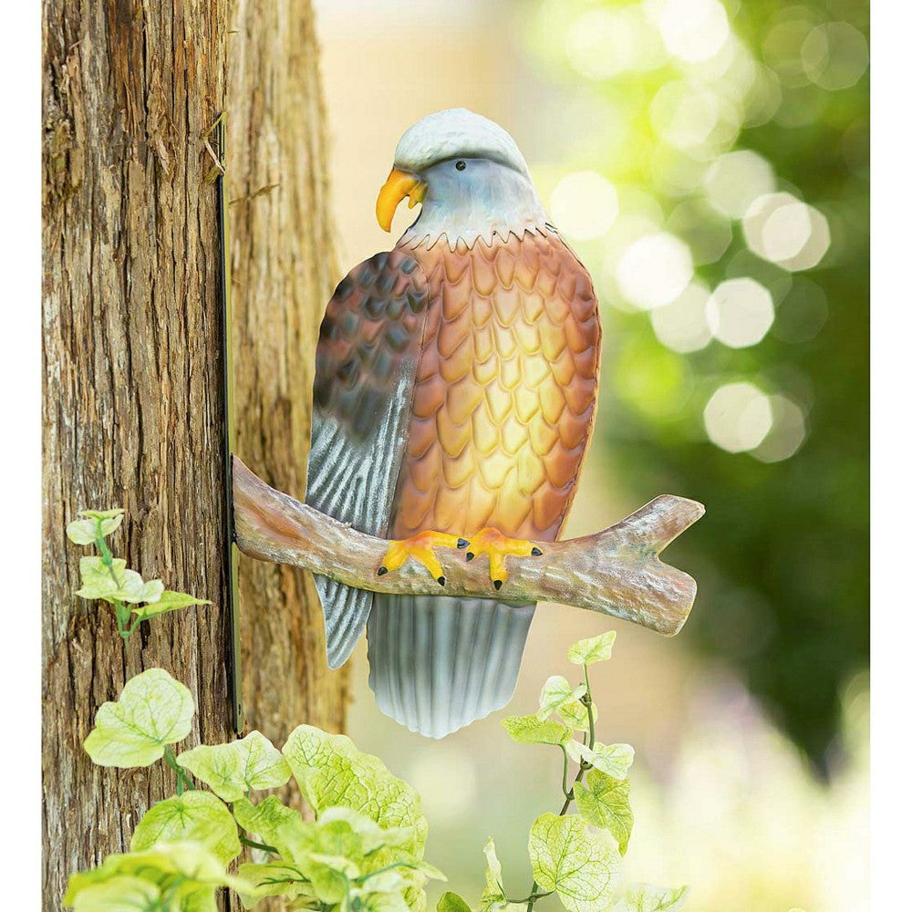 Bald Eagle on Branch Wall Sculpture | Plow & Hearth