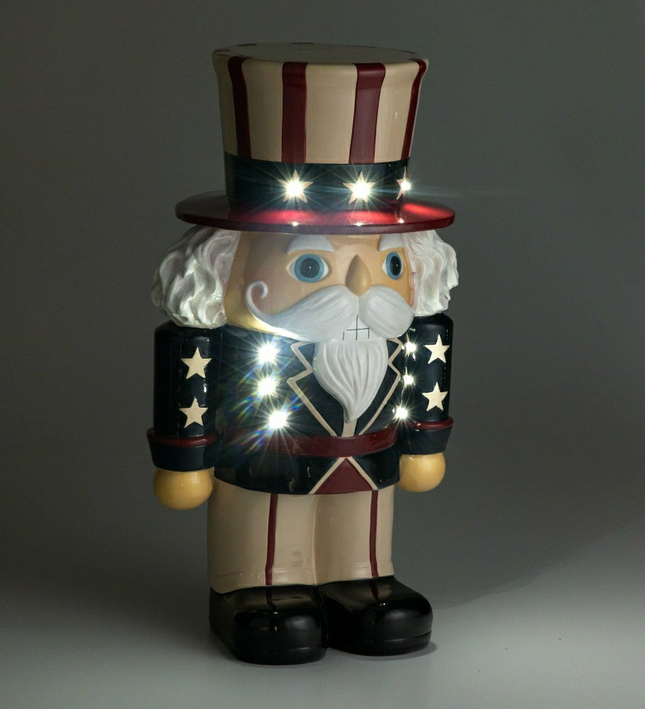 Uncle Sam LED Shorty Statuary | Plow & Hearth