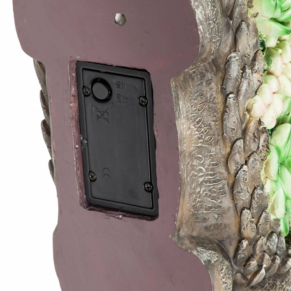 Solar Resin Succulent Hedgehog | Plow & Hearth