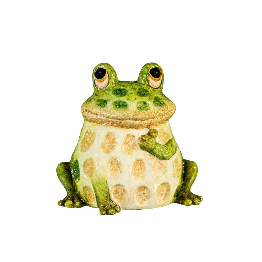 Frog Family Ceramic Statue, Set of 3, 7" H | Plow & Hearth