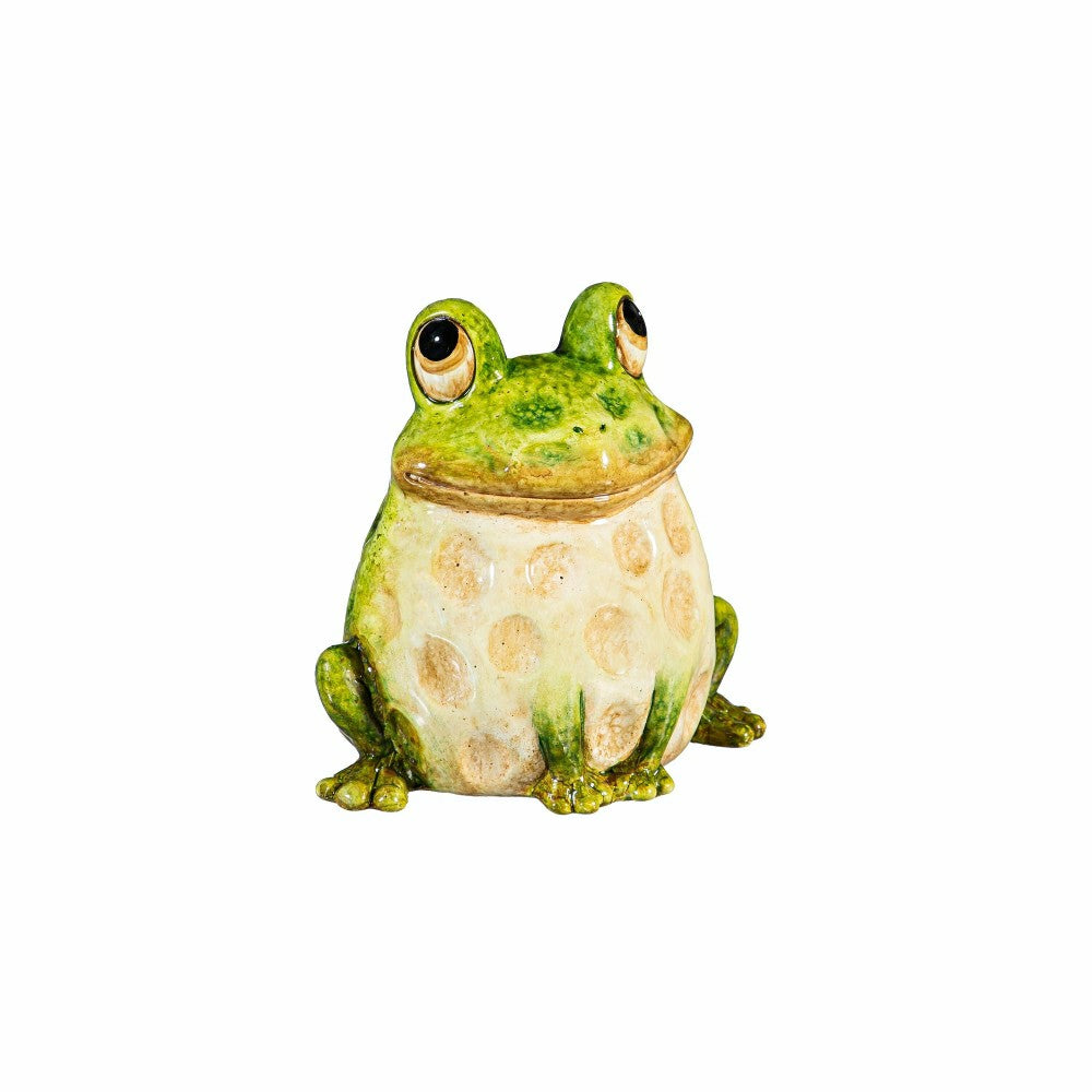 Frog Family Ceramic Statue, Set of 3, 7" H | Plow & Hearth