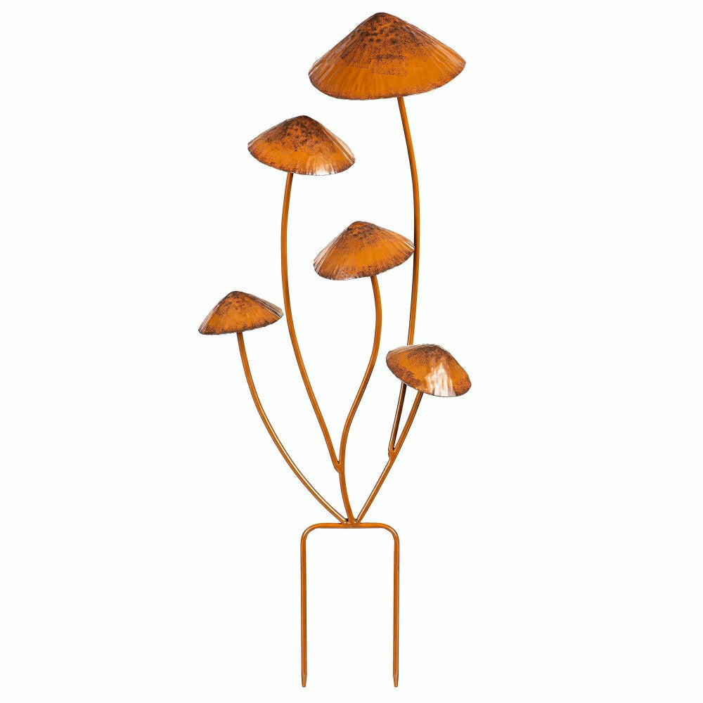 Mushroom Garden of Wonder Garden Metal Stake, 28" | Plow & Hearth