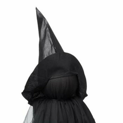 Set of 3 Glowing Halloween Garden Witches with Sparkled LED Dresses | Plow & Hearth