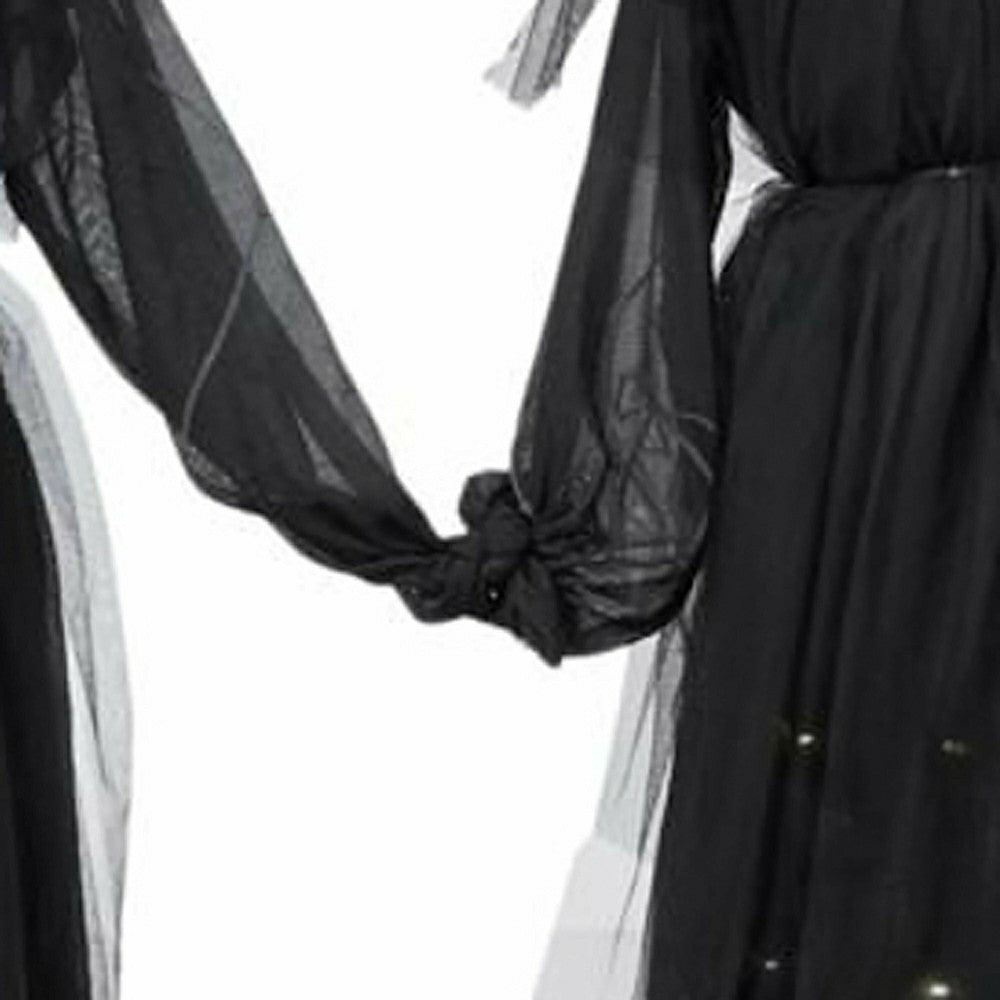 Set of 3 Glowing Halloween Garden Witches with Sparkled LED Dresses | Plow & Hearth
