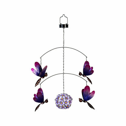 Dragonfly Solar Hanging Mobile | Plow & Hearth
