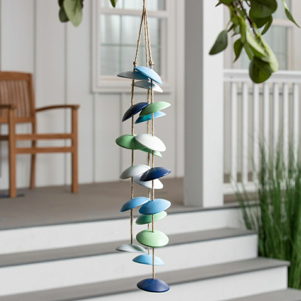 Multicolor Metal and Jute Wind Chime | Plow & Hearth