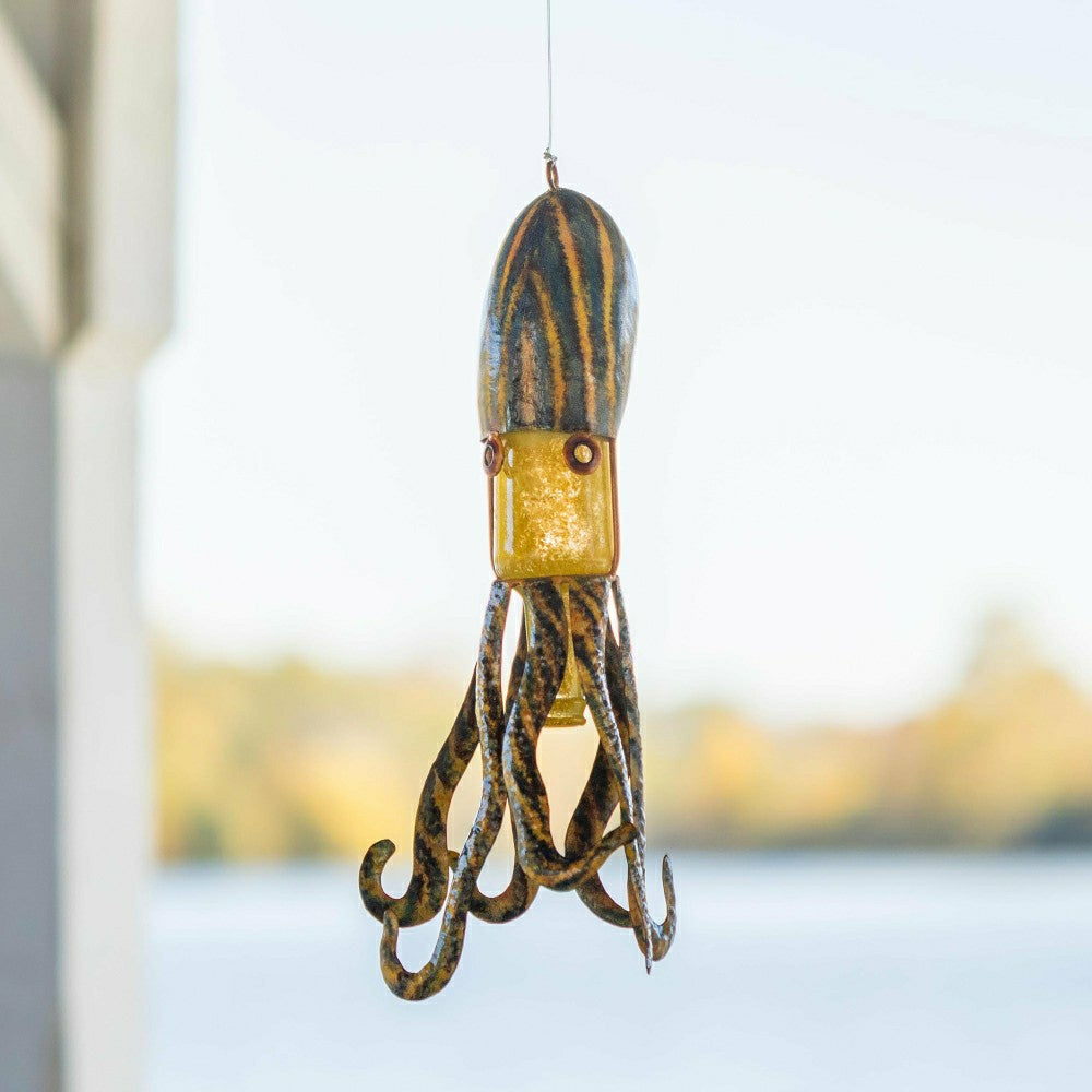 14" Ocean Animals Outdoor Hanging Bottle Decor | Plow & Hearth