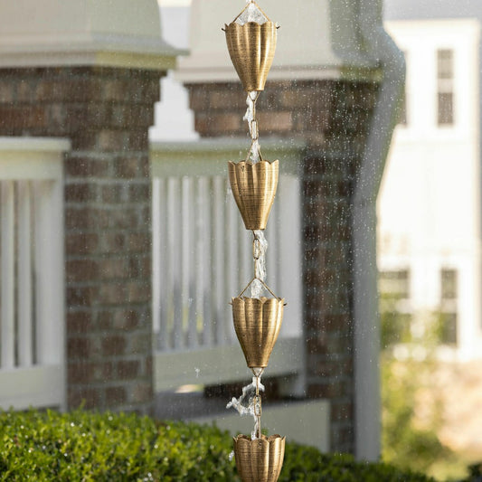 Tulip Hanging Garden Rain Chain | Plow & Hearth