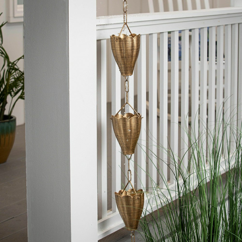 Tulip Hanging Garden Rain Chain | Plow & Hearth