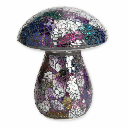 Glass Mosaic Mushroom Lawn Ornament | Plow & Hearth