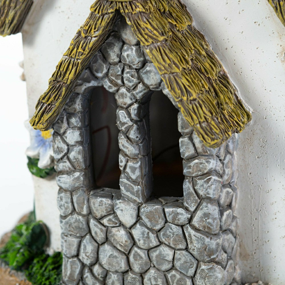 Miniature Fairy Garden Solar English Stone Cottage | Plow & Hearth