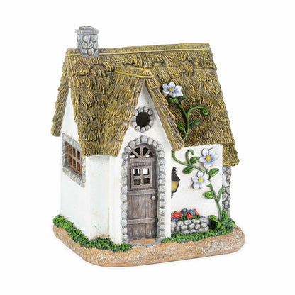Miniature Fairy Garden Solar English Stone Cottage | Plow & Hearth