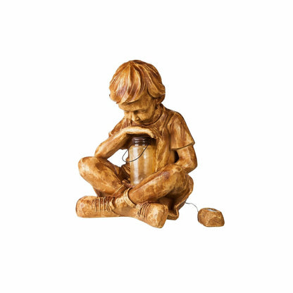 Boy with Firefly Statue | Plow & Hearth