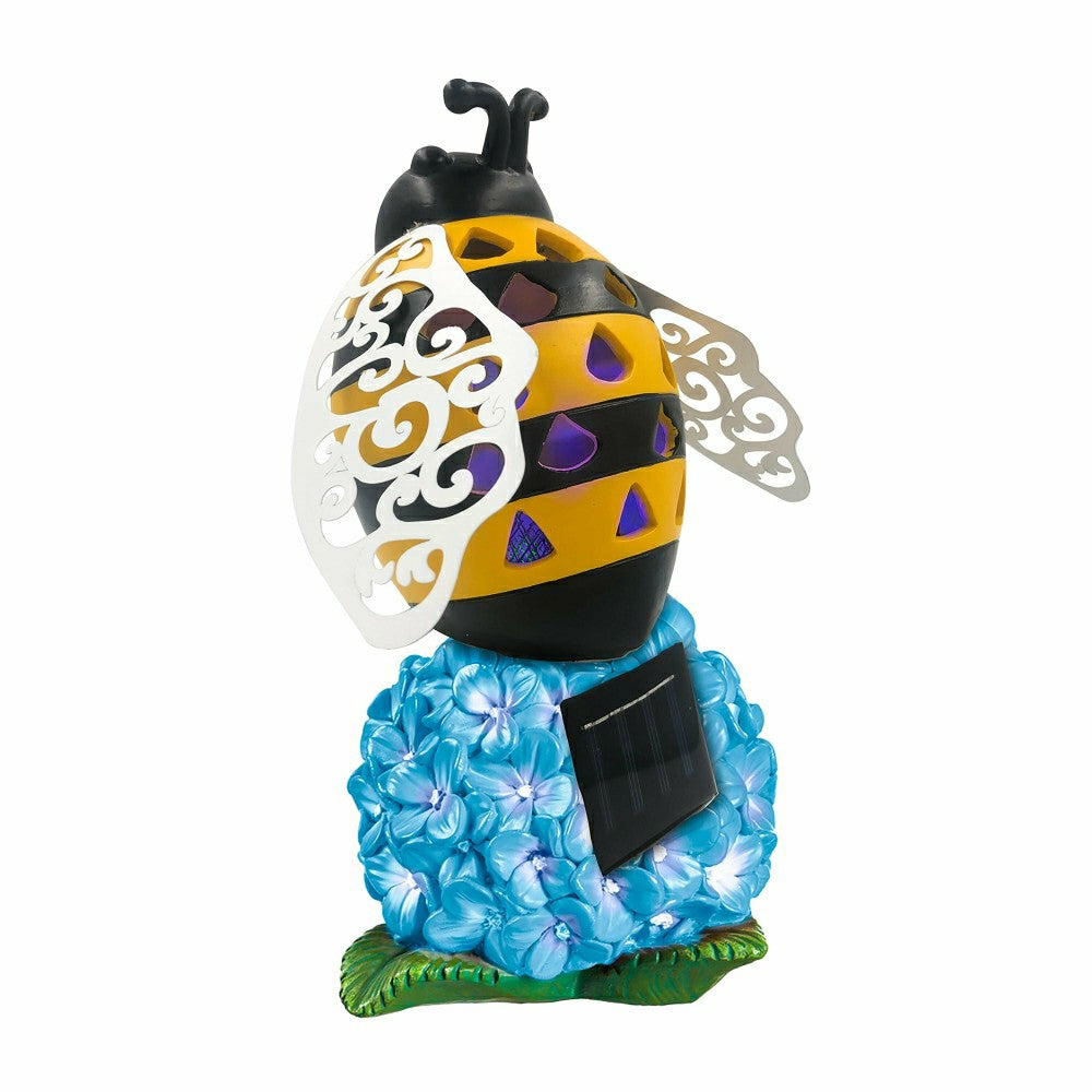 Bee Solar Bug Zapper Garden Statue | Plow & Hearth