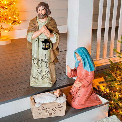 Solar Nativity Garden Statues, Set of 3 | Plow & Hearth