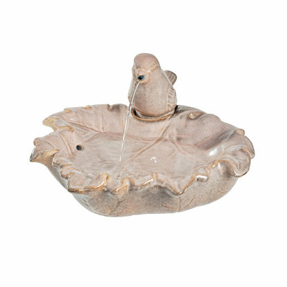 Ceramic Tabletop Bird Fountain | Plow & Hearth