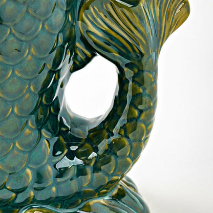Ceramic Tabletop Fish Fountain | Plow & Hearth