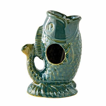 Ceramic Tabletop Fish Fountain | Plow & Hearth