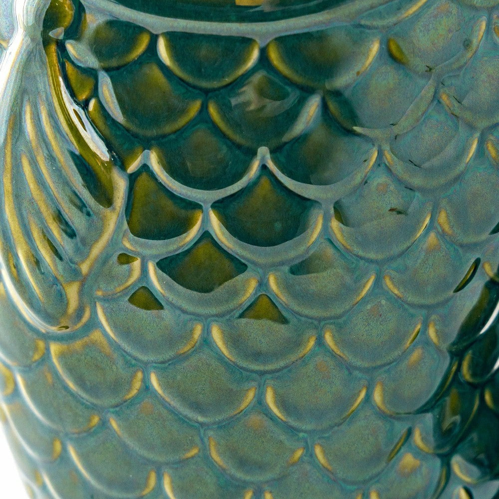 Ceramic Tabletop Fish Fountain | Plow & Hearth