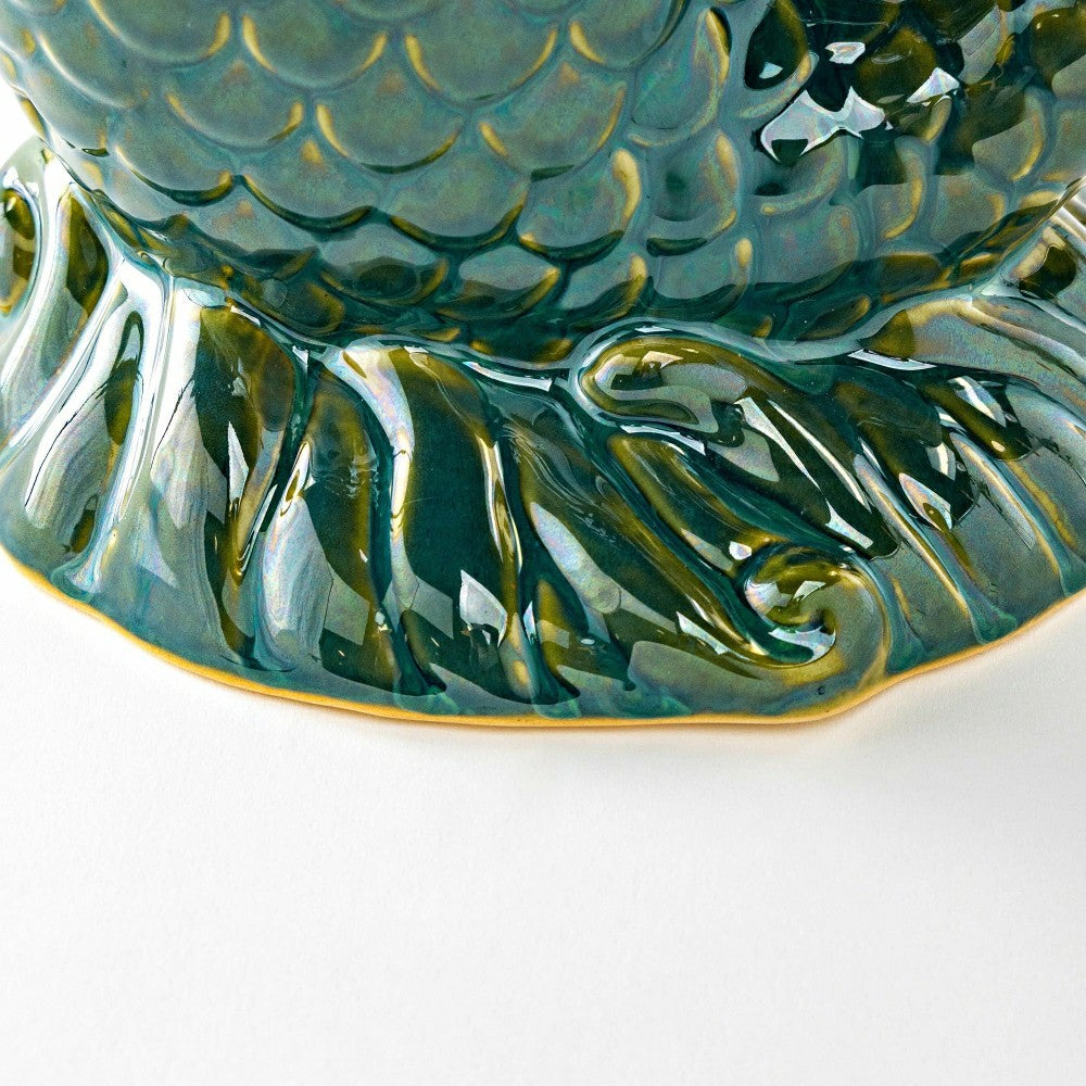 Ceramic Tabletop Fish Fountain | Plow & Hearth