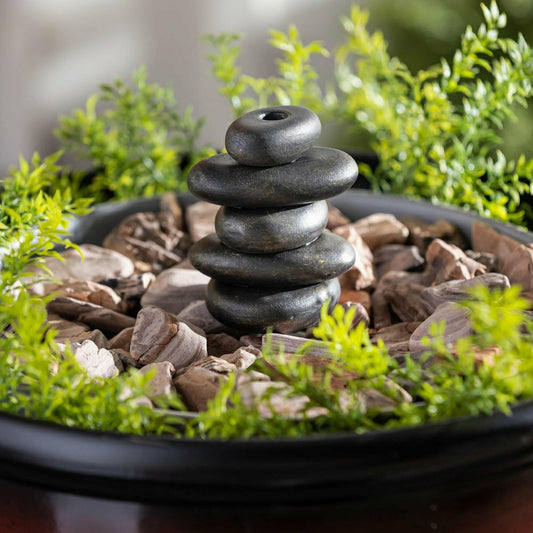 Zen Pebbles Smart Fountain Accessory | Plow & Hearth