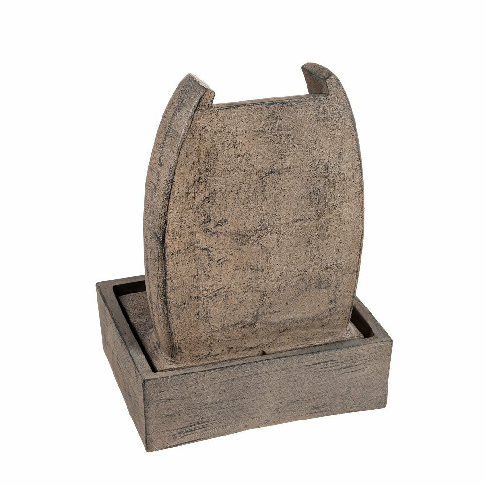 Waterfall Fountain with Planter Shelf | Plow & Hearth