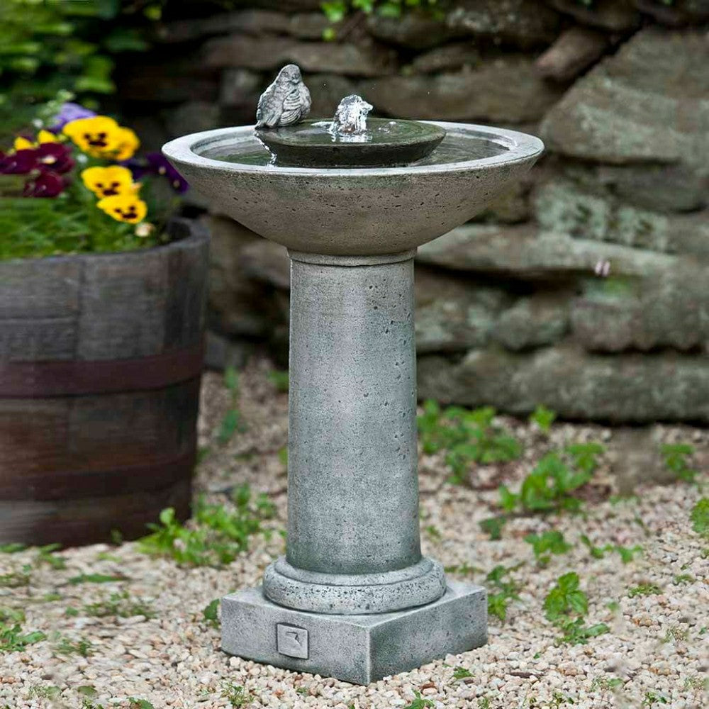 Perching Bird Garden Fountain | Plow & Hearth
