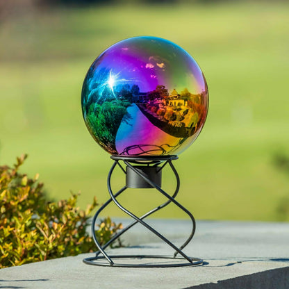 Gazing Ball Swirl Stand | Plow & Hearth