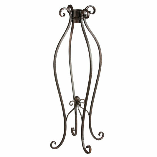 Curlicue Metal Gazing Ball Stand | Plow & Hearth