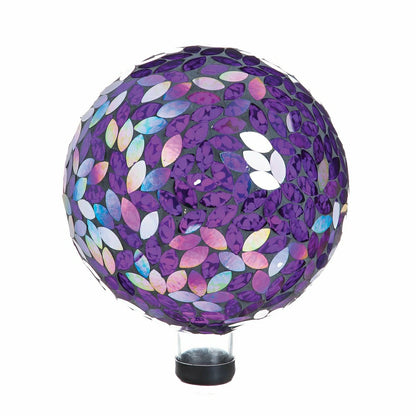 Flower Petal Mosaic Gazing Ball | Plow & Hearth