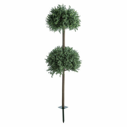 Faux Boxwood Double Topiary Sphere, 20" dia. | Plow & Hearth