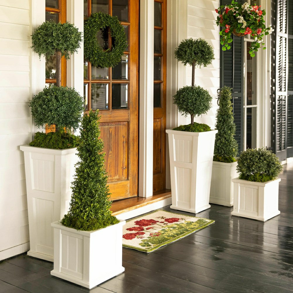 Faux Boxwood Double Topiary Sphere, 20" dia. | Plow & Hearth