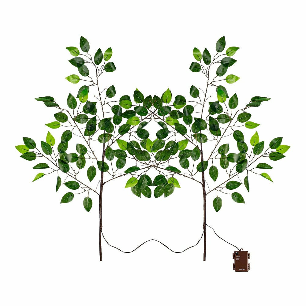 Indoor/Outdoor Micro LED Lighted Ficus Branches | Plow & Hearth